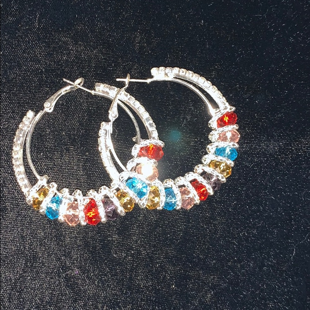 Bling hoops